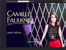 Tablet Screenshot of camillefaulkner.com